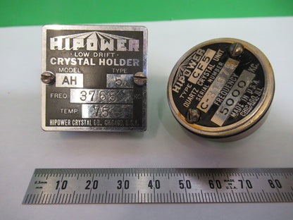 ANTIQUE HIPOWER XTAL QUARTZ CRYSTAL FREQUENCY CONTROL RADIO AS PICTURED T6-B-39