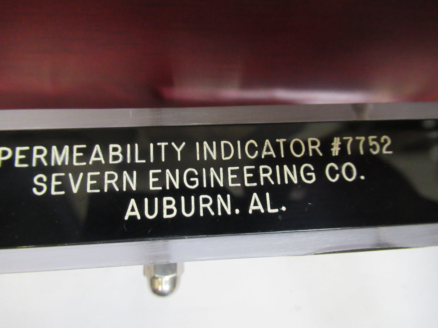 SEVERN ENGINEERING MAGNETIC PERMEABILITY TESTER 4 standards AS PICTURED LOB-RAD