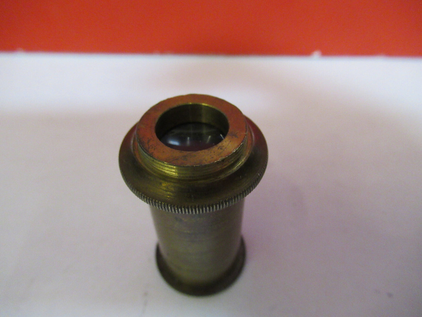 RARE ANTIQUE BRASS OCULAR EYEPIECE MICROSCOPE PART AS PICTURED T9-A-22