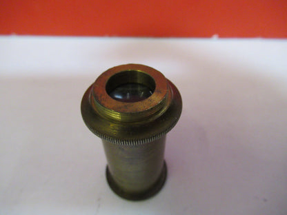 RARE ANTIQUE BRASS OCULAR EYEPIECE MICROSCOPE PART AS PICTURED T9-A-22