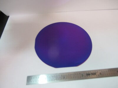 Very Nice Sapphire Wafer Single Crystal Platinum Coated