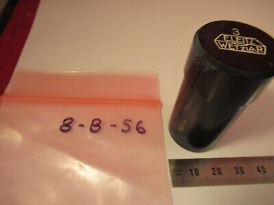 LEITZ GERMANY EMPTY OBJECTIVE CONTAINER # 3 MICROSCOPE PART AS PICTURED &8-B-56