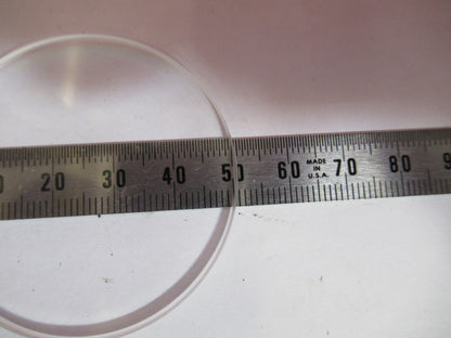 OPTICAL LENS FLAT FUSED SILICA LASER OPTICS AS PICTURED T7-A-74