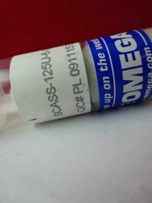 Omega Engineering Thermocouple K Pclm-shx SCASS-125 Temperature Sensor