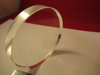 Optical Flat Fused silica Uncoated 3" Diameter 1/10 Wave Optics AS Pic