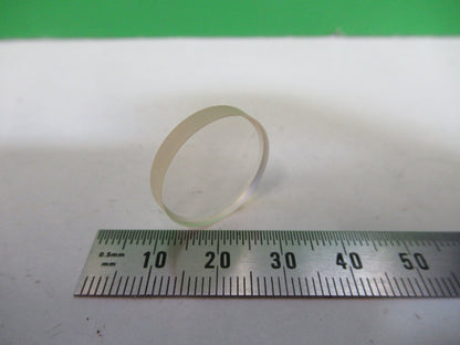 OPTICAL FLAT ZERODUR MINI LENS RLG LITTON OPTICS  AS PICTURED &H3-B-40