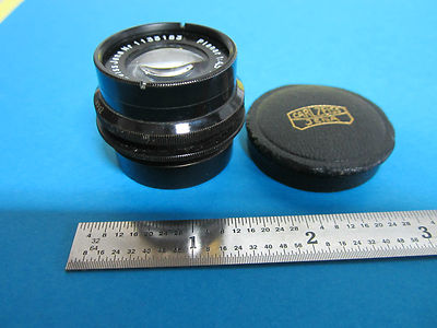 Rare Microscope Objective Lens Carl Zeiss AG Jena Germany PlanAR 4.5X 7.5cm Optics