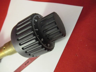 LEICA DMR GERMANY SET KNOBS STAGE ASSMEBLY MICROSCOPE part as pictured &100-07
