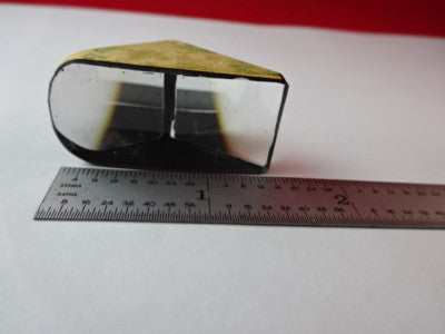 OPTICAL GLASS PRISM OLYMPUS MICROSCOPE PART OPTICS  AS IS #45-A-08