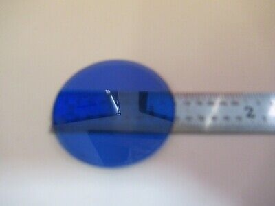 ZEISS GERMANY BLUE GLASS FILTER OPTICS MICROSCOPE PART AS PICTURED &1E-C-39