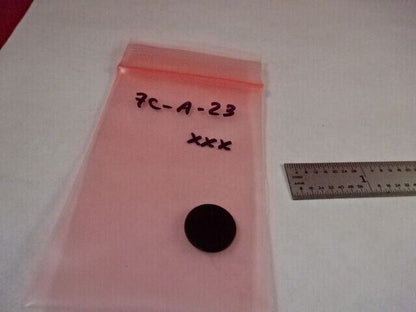OPTICAL DARK NEUTRAL FILTER MIL-SPEC LASER OPTICS AS PICTURED &7C-A-23
