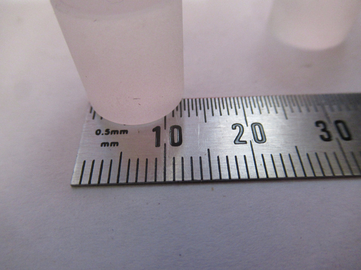 Optical Lot 2 Ea Cylinder Frosted BK7 Glass Preform Optics