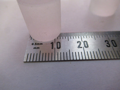 Optical Lot 2 Ea Cylinder Frosted BK7 Glass Preform Optics