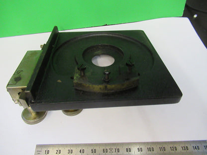 Antique Ernst Leitz Xy Stage Table Microscope Part