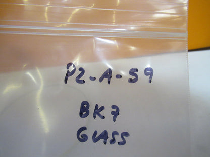 OPTICAL MIL SPEC FLAT BK7 GLASS BLANK WINDOW OPTICS AS PICTURED &P2-A-59