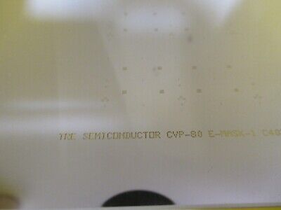COLLECTABLE SHADOWMASK SEMICONDUCTOR DEVICE UNKNOWN MAKER AS PICTURED &FT-6-106