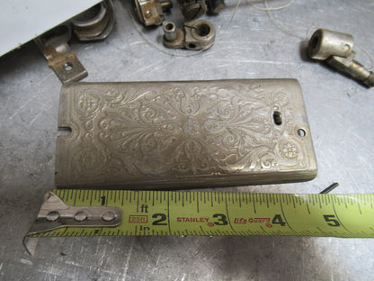 SINGER SEWING MACHINE PARTS FIXTURES PLATES ASSEMBLY AS IS AS PICTURED T8-B-49