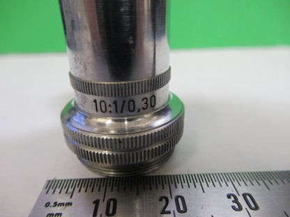 ROLYN GERMANY 10X OBJECTIVE MICROSCOPE PART AS PICTURED X9-B-38