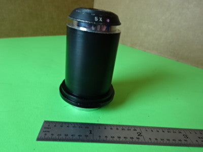 BAUSCH LOMB 5X MOUNTED OCULAR EYEPIECE OPTICS MICROSCOPE PART AS IS #L5-B-32