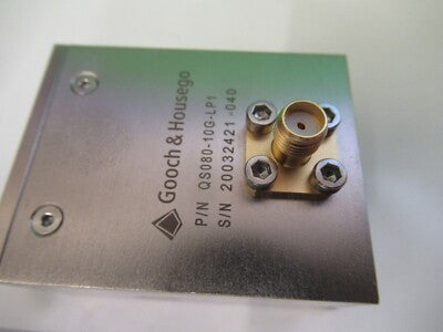 Optical Gooch & Housego QS080-10G-LP1 Q Switch Laser Optics