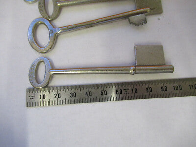 LOT ASSORTED CASE KEYS BLANKS MICROSCOPE PART AS PICTURED &H1-B-58