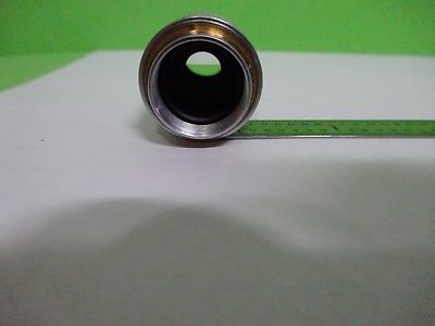MICROSCOPE PART OBJECTIVE LEITZ GERMANY EF 10X OPTICS AS IS BIN#V3-B-13