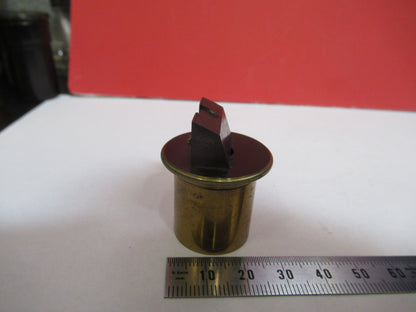 Rare Antique Brass Eyepiece Ocular Lens UK Microscope Part