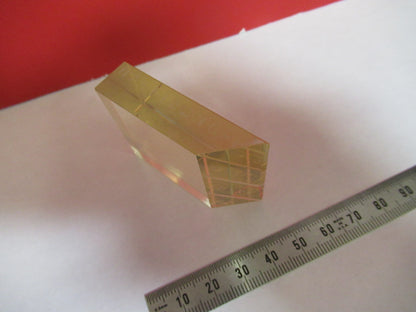 OPTICAL ZERODUR HIGHLY POLISHED TRUNCATED LASER OPTICS  AS PICTURED T1-A-80