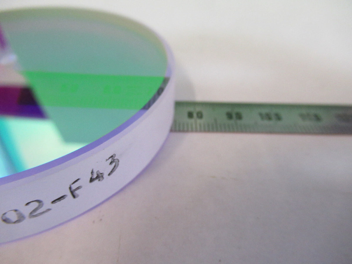 Optical Flat Fused silica Holed Laser Optics Dichroic Coated