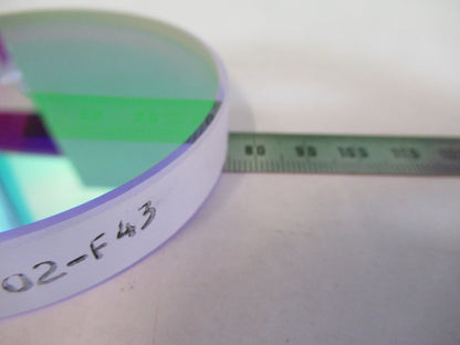 Optical Flat Fused silica Holed Laser Optics Dichroic Coated