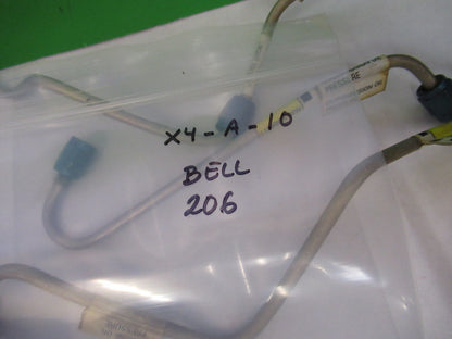 ALUMINUM PRESSURE LINES TUBING BELL 206 AIRCRAFT HELICOPTER AS PICTURED X4-A-10