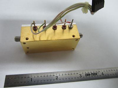RF WEINSCHEL PROGRAMMABLE ATTENUATOR MICROWAVE FREQUENCY RACAL BIN#F3-48