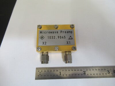 ROHDE SCHWARZ EMI MICROWAVE PREAMPLIFIER 1032.9045 ESMI AS PICTURED &B9-A-09