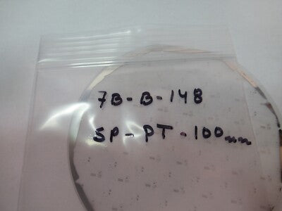 Sapphire Wafer Single Crystal Platinum Coated with Devices