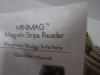 IDTECH MINIMAG CREDIT CARD READER MAGNETIC STRIPE AS IS BIN#TC-4-1-K