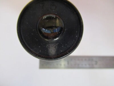 ANTIQUE BAUSCH LOMB 7.5 OCULAR EYEPIECE MICROSCOPE PART AS PICTURED &8M-A-29