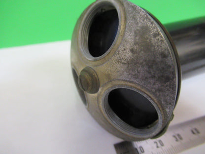BAUSCH LOMB ANTIQUE BRASS TUBUS NOSEPIECE MICROSCOPE PART AS PICTURED  Y4-FT-91