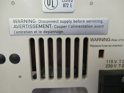 ZEISS GERMANY AXIOSKOP POWER SUPPLY 451487 MICROSCOPE PART AS PICTURED Q3-B-96