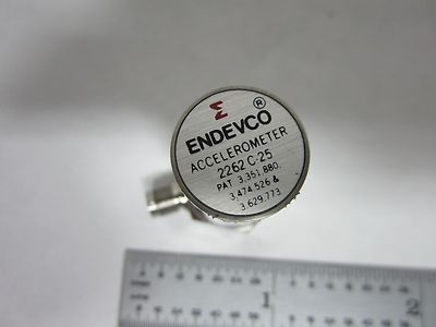 MEGGITT ENDEVCO 2262C-25 PIEZORESISTIVE ACCELEROMETER VIBRATION CALIBRATION B#N7