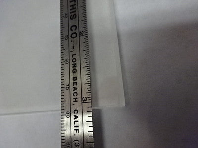 MICROSCOPE PART STAGE GLASS DULL & POLISHED SIDES OPTICS #83-05