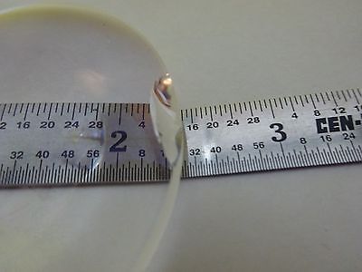 OPTICAL LARGE bi CONVEX LENS [chipped edge] LASER OPTICS AS IS BIN#X5-30