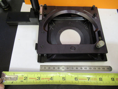 WILD HEERBRUGG SWISS M40 STAGE TABLE INVERTE MICROSCOPE PART AS PICTURED Y3-A-68