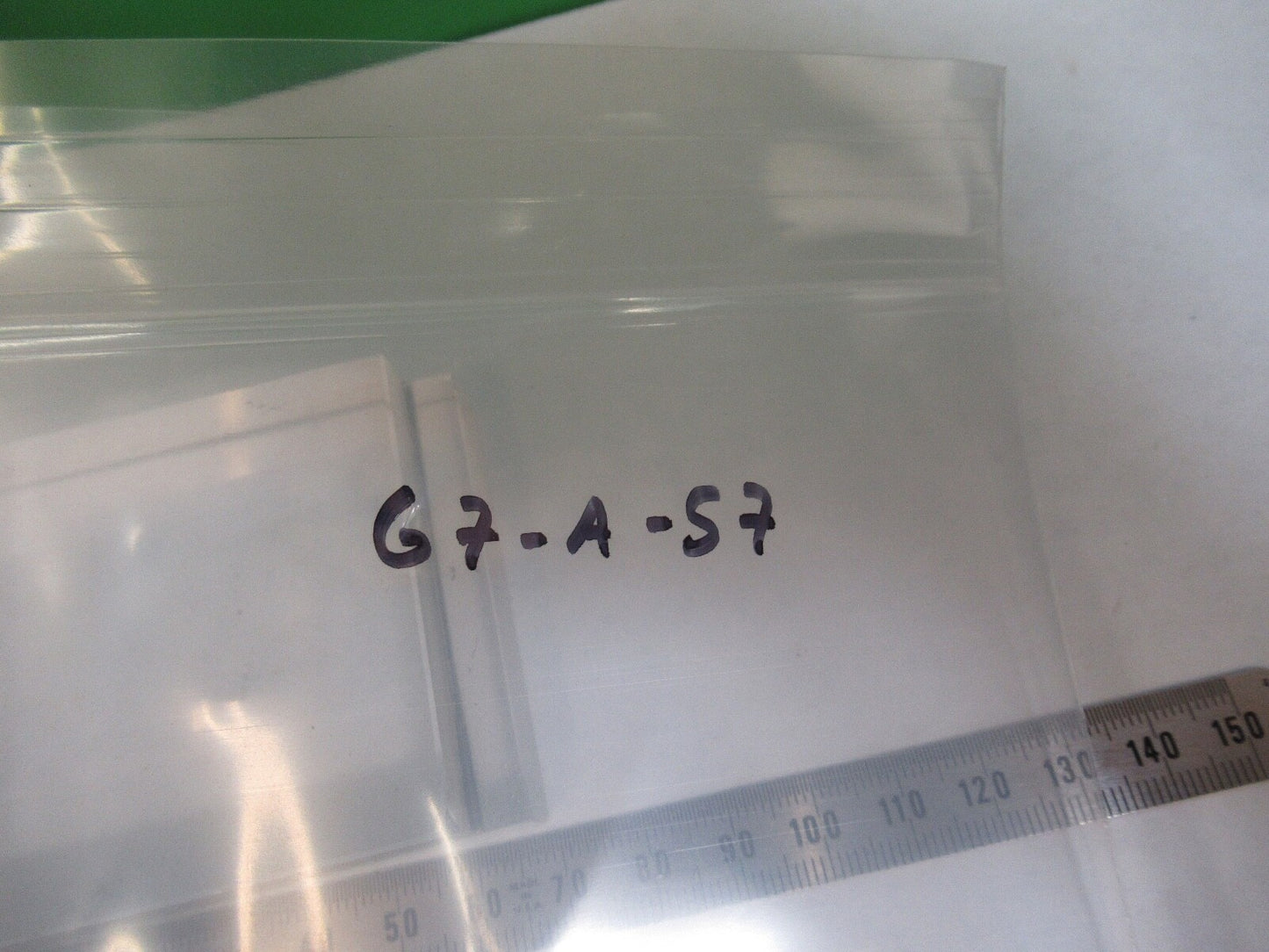 OPTICAL RARE GLASS BLOCK MIL SPEC THICK LASER OPTICS AS PICTURED G7-A-57