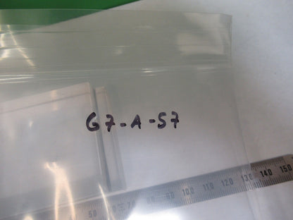 OPTICAL RARE GLASS BLOCK MIL SPEC THICK LASER OPTICS AS PICTURED G7-A-57