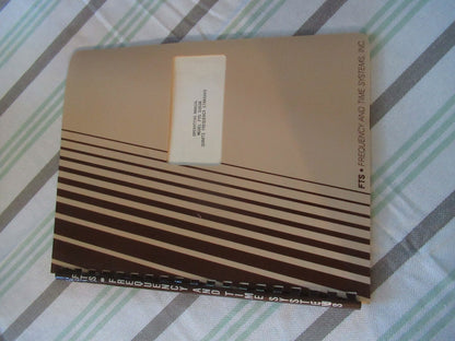 Collectable Rare Fts Quartz 1050A Frequency Standard Manual 1984 ii