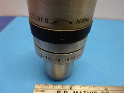 Bausch & Lomb Eyepiece Ocular Stereo 537034 Optics Microscope Parts
