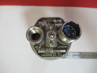 FOR PARTS TRANSMITTER 418- 01114 AIRCRAFT PRESSURE OIL AS PICTURED &100-A-35