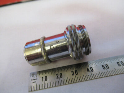 Antique Ernst Leitz Wetzlar Lens 45X Objective Microscope Part