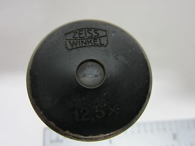 FOR PARTS MICROSCOPE EYEPIECE ZEISS WINKEL 10X OPTICS AS IS BIN#Q3-14