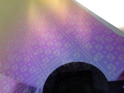 SILICON SEMICONDUCTOR WAFER WITH MICRO COMPONENTS COLLECTABLE PART AS IS &L4